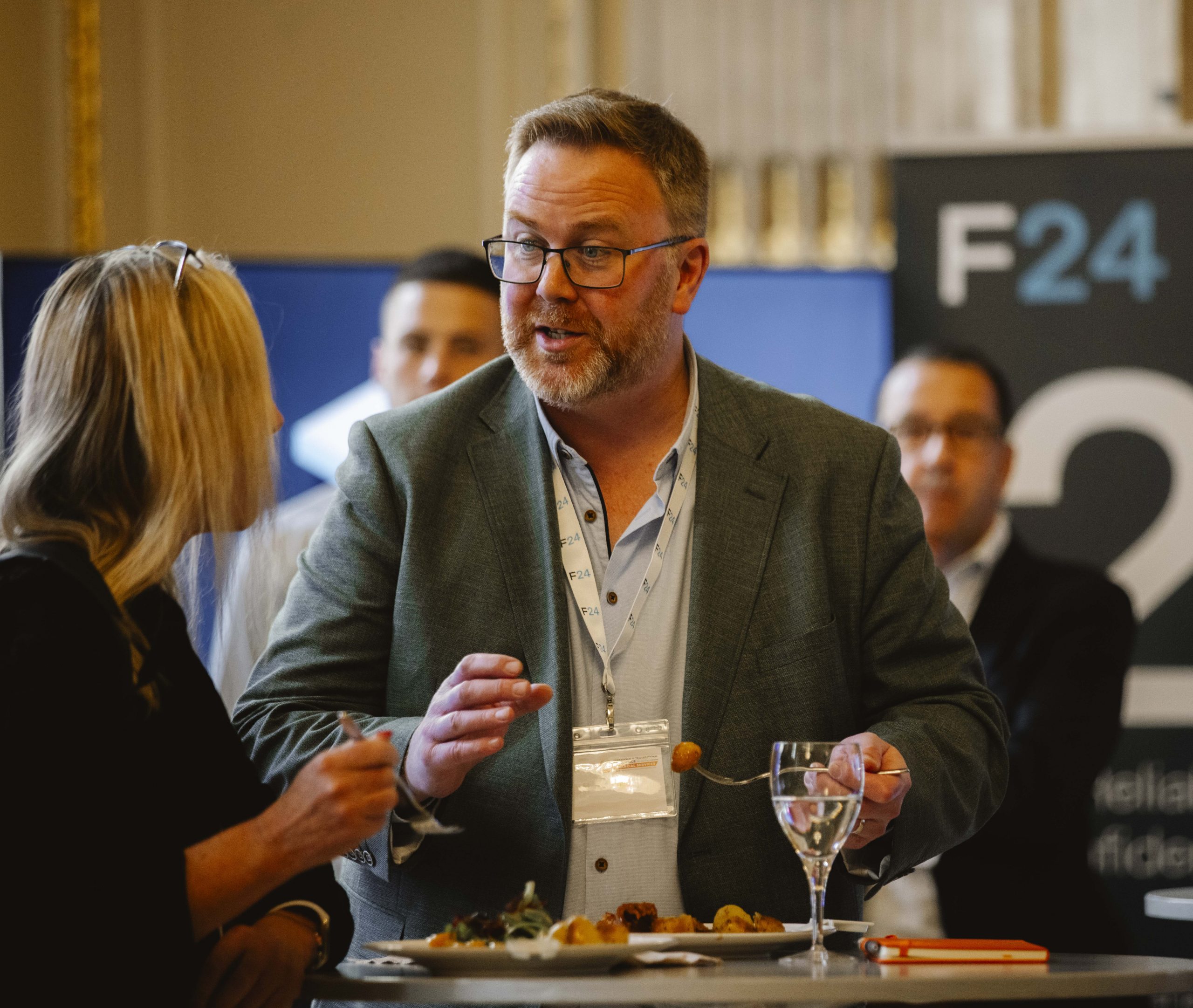 Networking at the Floating Offshore Wind Conference