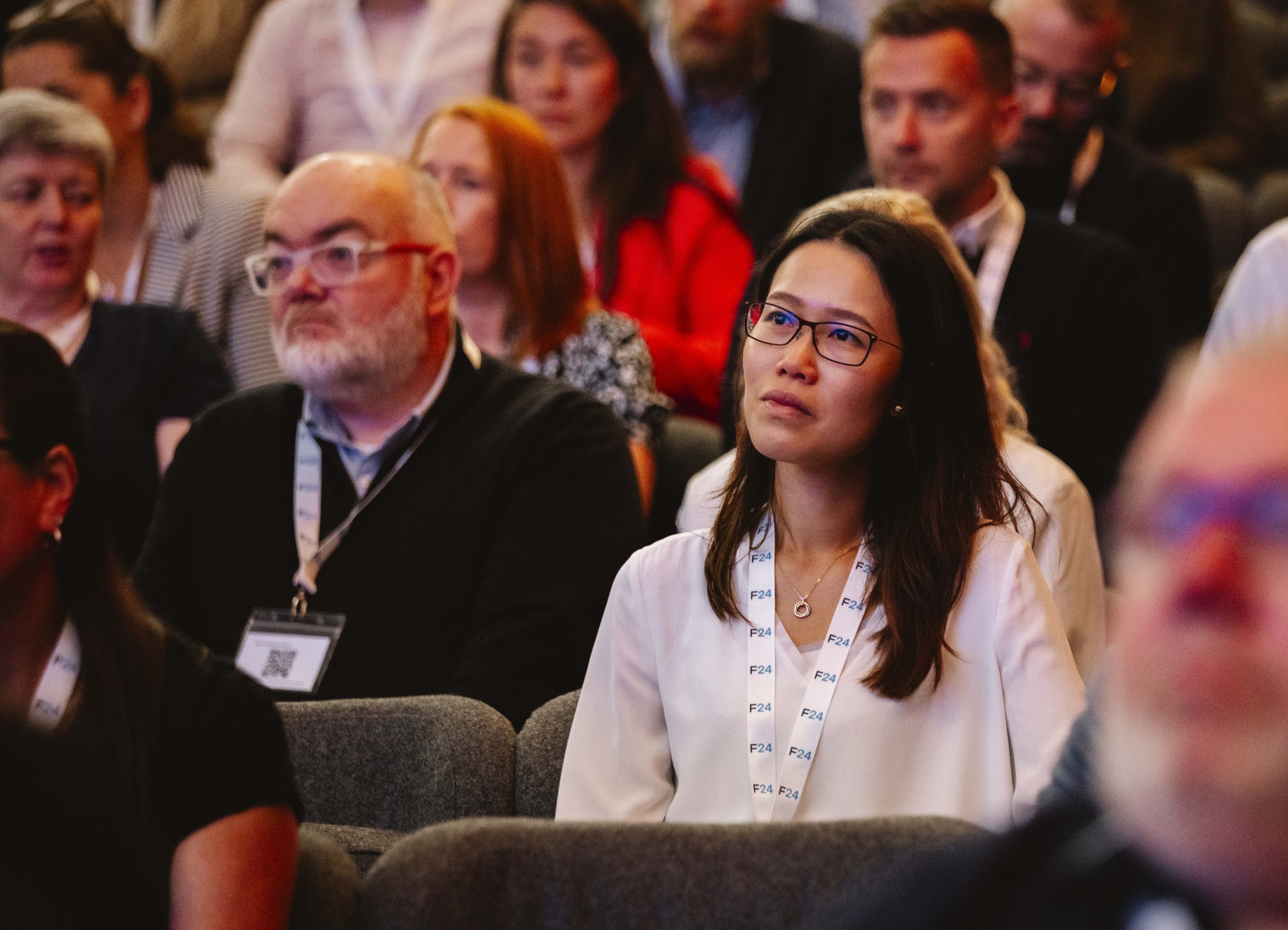 Conference delegates in discussion